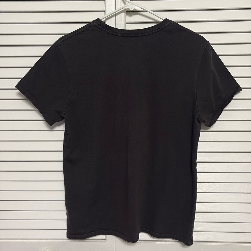 EUC Women’s Vans Off The Wall Black Checkered Skull T Shirt Small - Picture 2 of 9